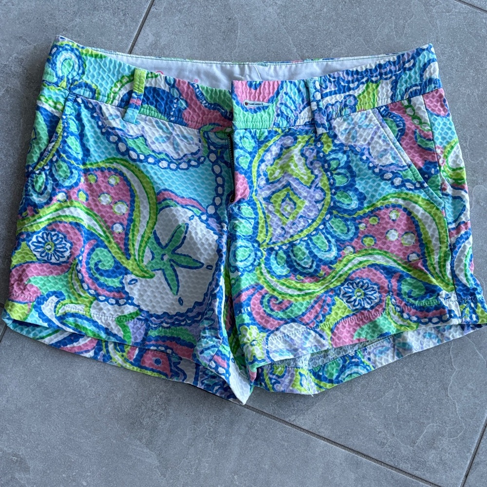 Lilly Pulitzer Vibrant Paisley Women Shorts